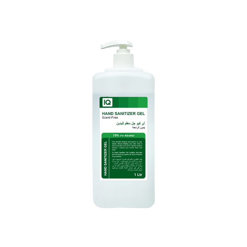 IQ Hand Sanitizer Hand Gel scent-free with 70% of alcohol