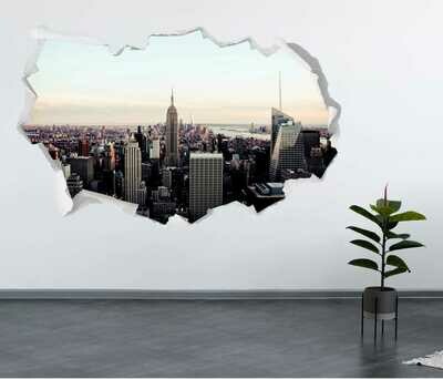 VINILO DECORATIVO EFECTO PARED ROTA