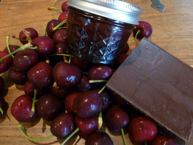 Dark Chocolate Cherry Sauce