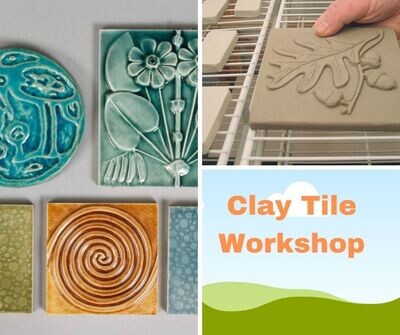 Clay Tile Workshop on August 4th