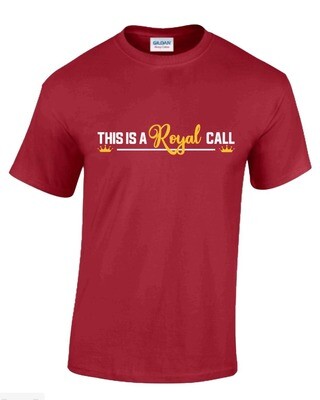 "Royal Call" - Cardinal Red Shirt (Double-Sided)