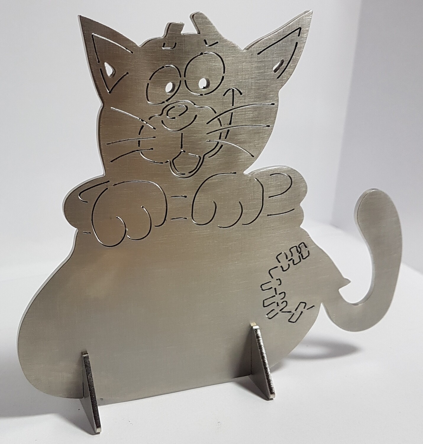 Edelstahl Katze im Sack