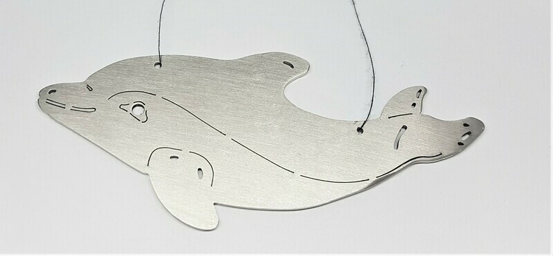Edelstahl Delfin