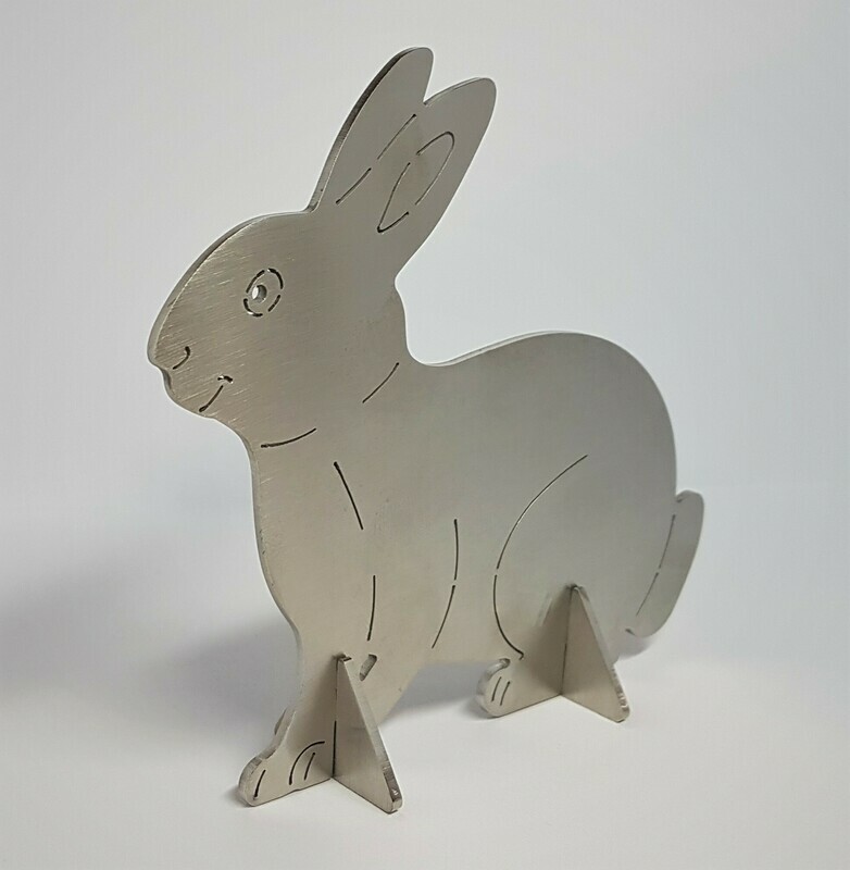 Edelstahl Hase