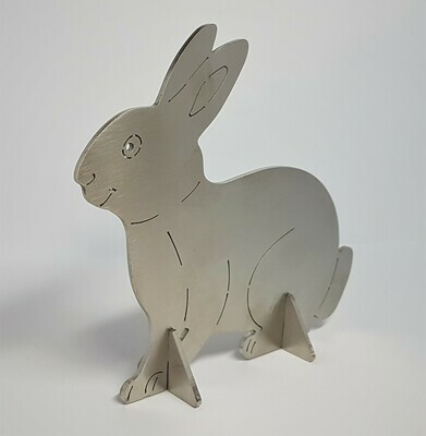 Edelstahl Hase