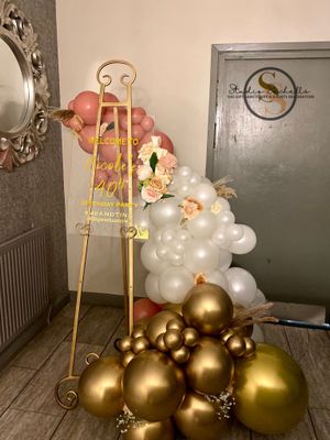 Easel Hire and Balloons