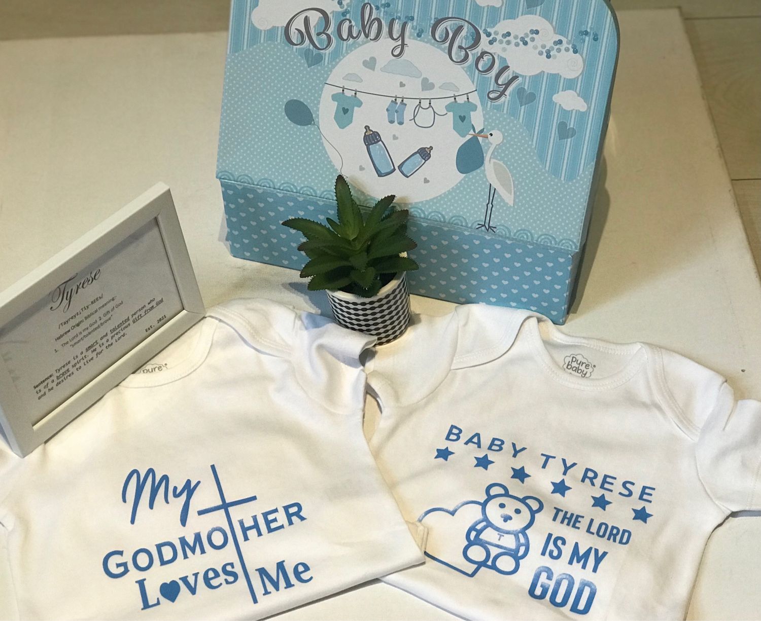 Personalised Baby Vest And Baby Grow