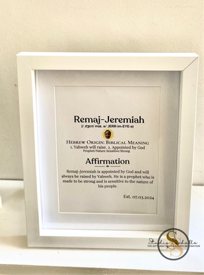 Plaques and Frames