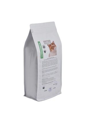 Полнорационный сухой корм
для стерилизованных кошек
и кастрированных котов класса Супер премиум, стоимость за 1 кг.