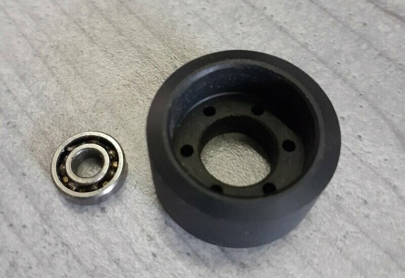 Stützrolle 1 Stck.kompl. innen oder aussen laufend