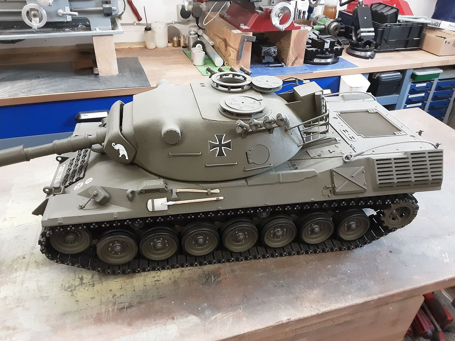 Leopard 1A1 komplett montiert