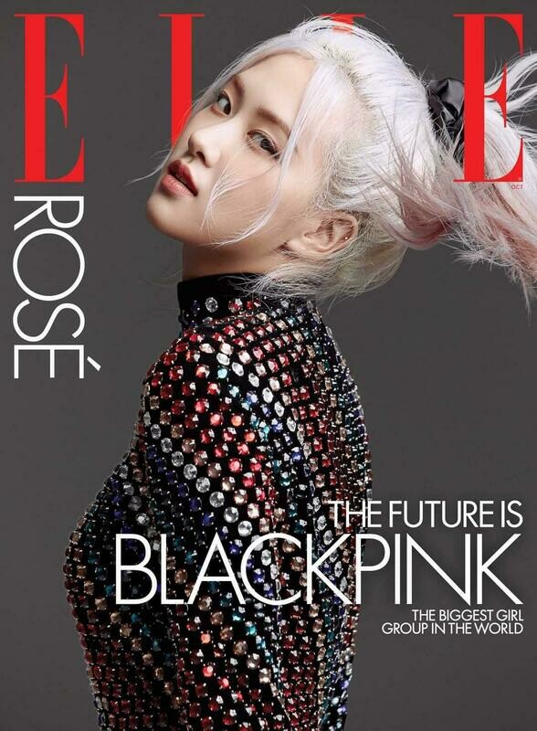 ONHAND - BLACKPINK ELLE US ROSÉ VER / JISOO ELLE COVER 2021.01 JANUARY ISSUE / JENNIE HARPER&#39;S BAZAAR / LISA ELLE KOREA