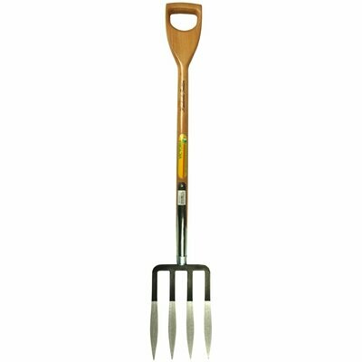 Professional Digging Fork 4 tine with D-Grip