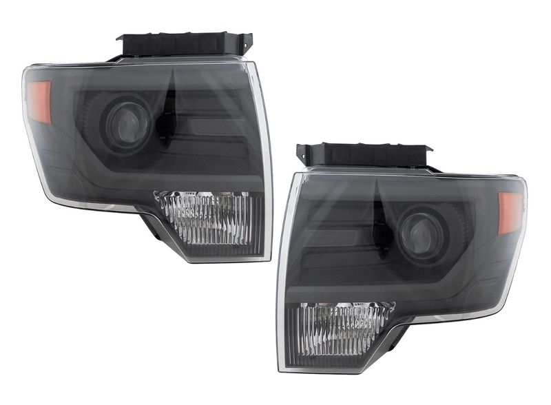 2012-2014 Ford F150/Raptor OEM Replica Projector Style Headlights