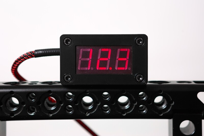 Right-Angle P-Tap/D-Tap Battery Meter