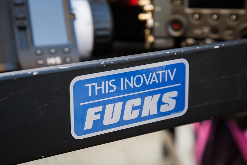 This Camera Cart Fucks Sticker