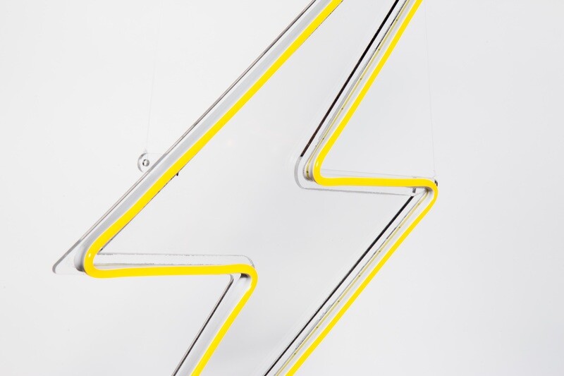 Lightning Bolt LED Neon Sign