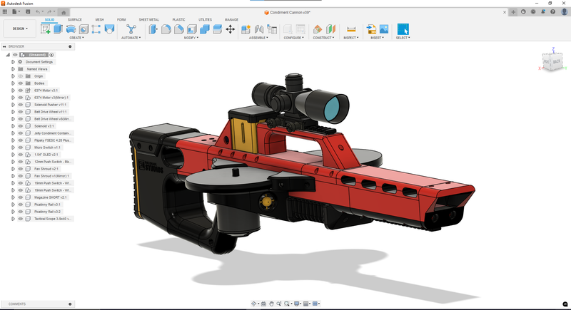 Condiment Cannon CAD Files