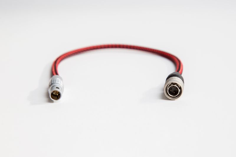 Hirose 4-Pin to Lemo 2-Pin Power Cable