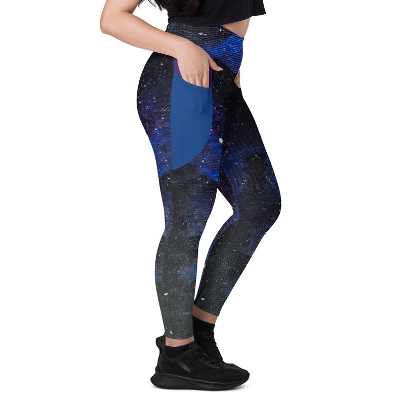 Calm Cosmic Chaos Leggings with Pockets