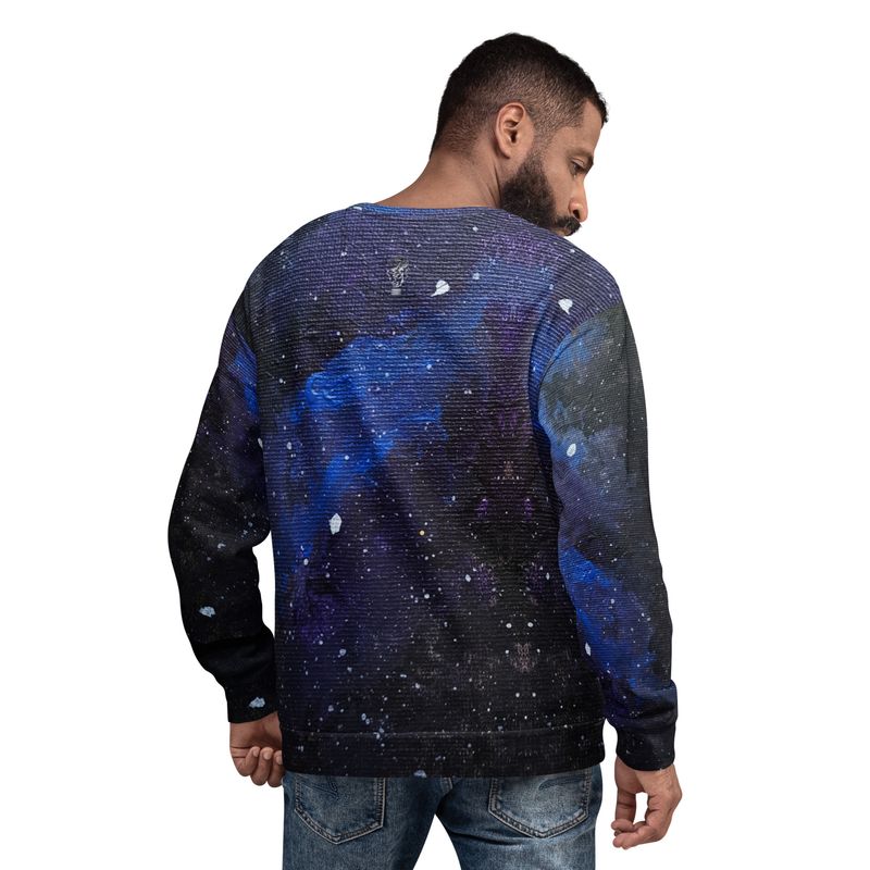 Calm Cosmic Chaos Crewneck Unisex Sweatshirt