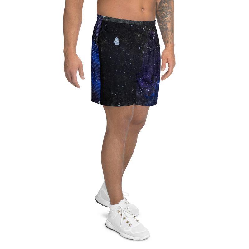Calm Cosmic Chaos Unisex Athletic Shorts