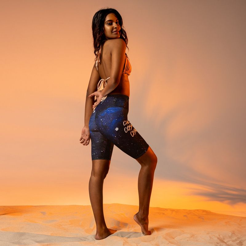 Calm Cosmic Chaos Biker Shorts
