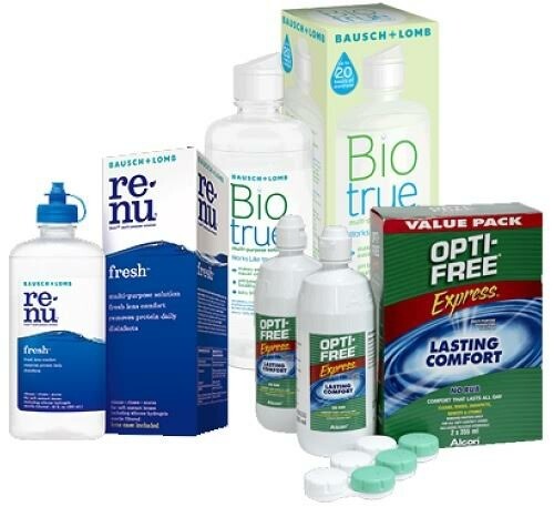 Lense cleaning solution