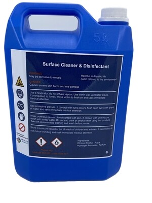 SURFACE CLEANER & DISINFECTANT, 5 Litres