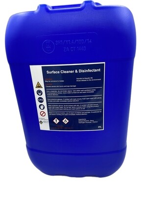 SURFACE CLEANER & DISINFECTANT, 25 Litre