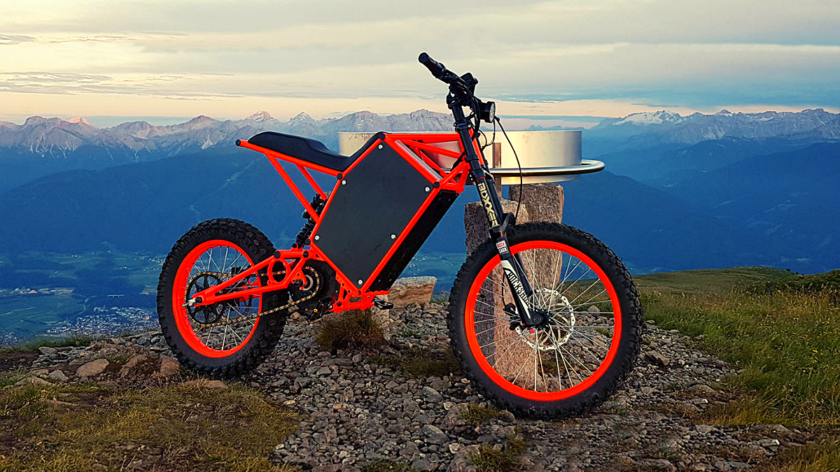 Vector miscellanious frame ebike