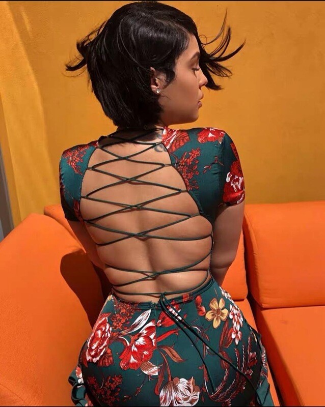 Sexy Stripeback Dress