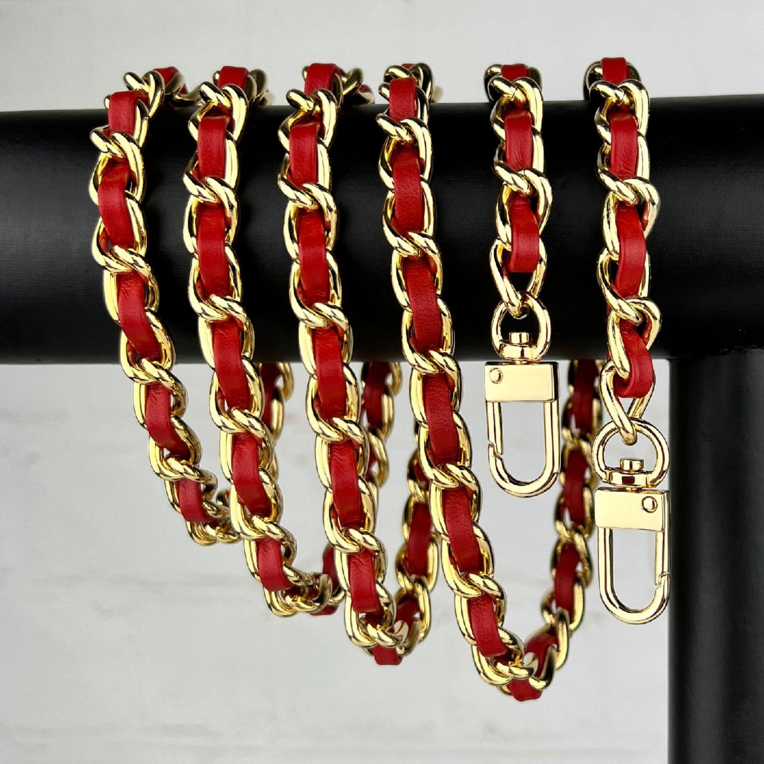 Chain Strap with luxury leather