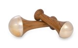 ishilp Kansa Wand Face/Body/Foot Massager With Teak Wood Handle