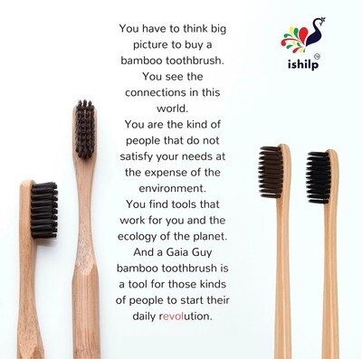 ishilp Hand Made Bamboo Toothbrush