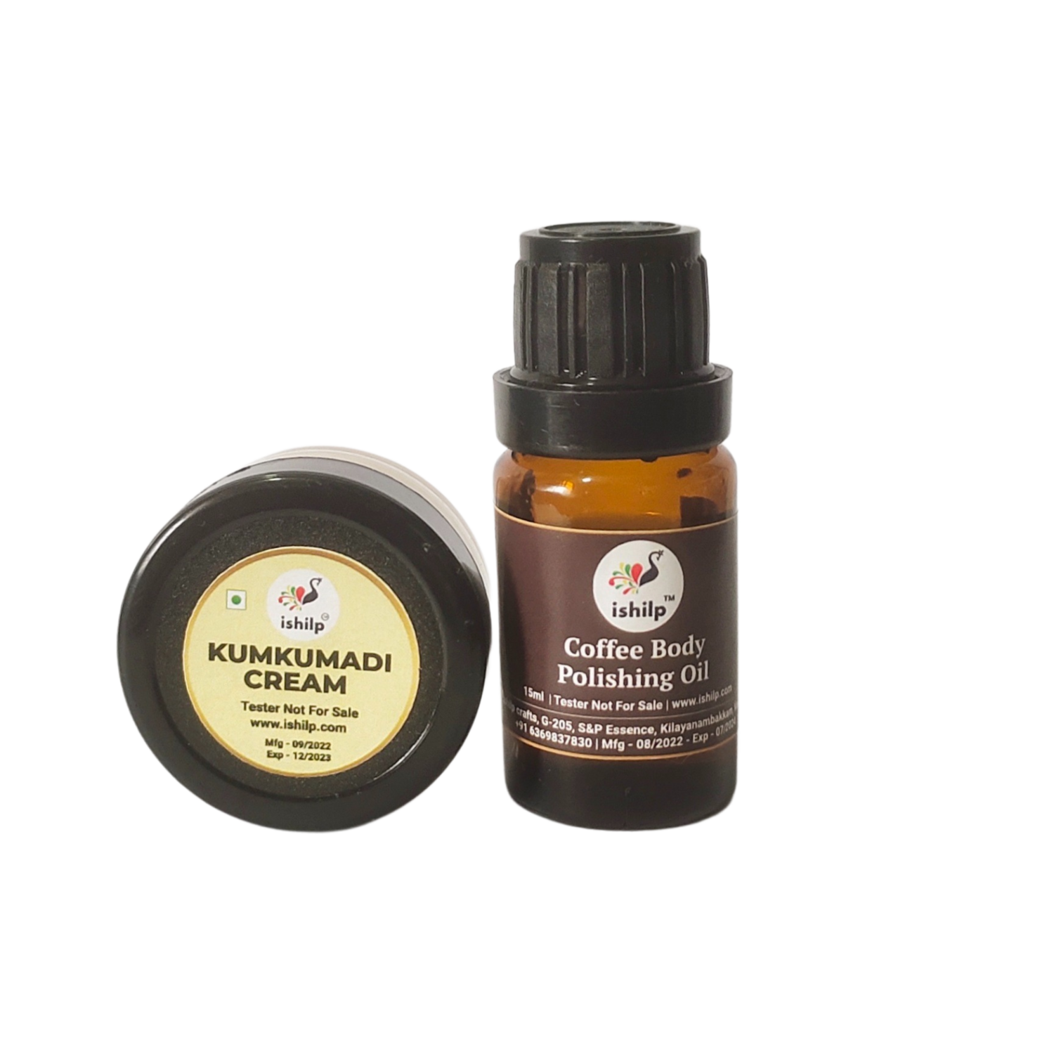 Kumkumadi Cream &amp; Coffee Body Polishing Oil