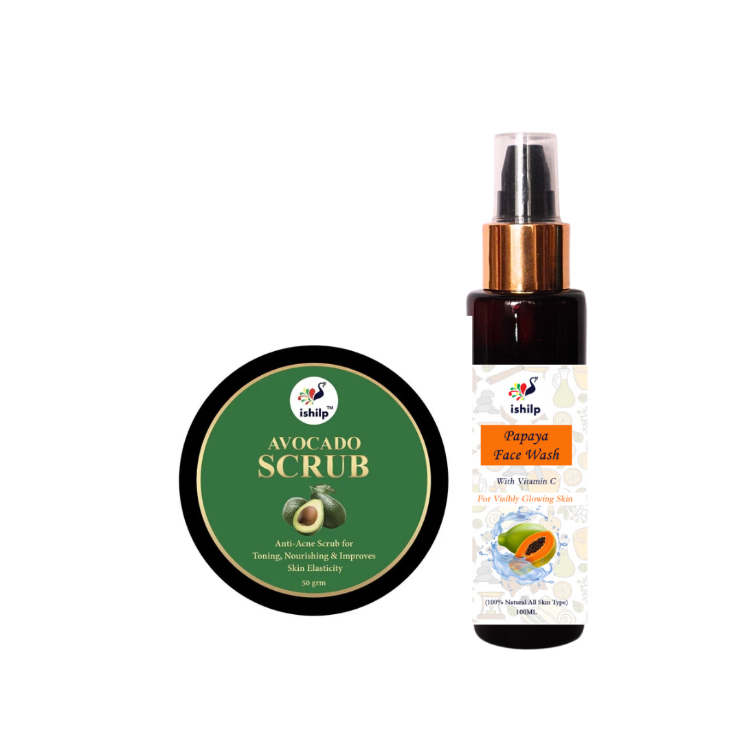 Avacado Scrub &amp; Papaya Face Wash (Flat 10% Off)