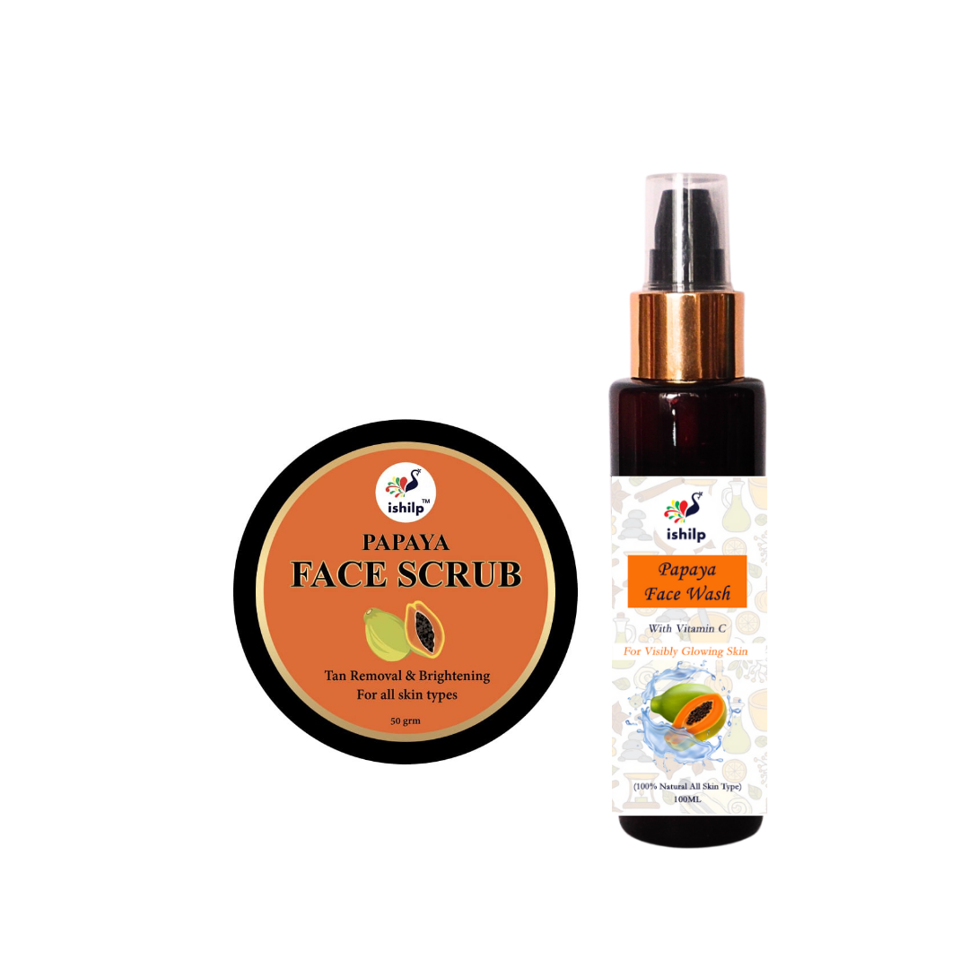 Papaya Face Scrub &amp; Papaya Face Wash ,Flat 10% Off