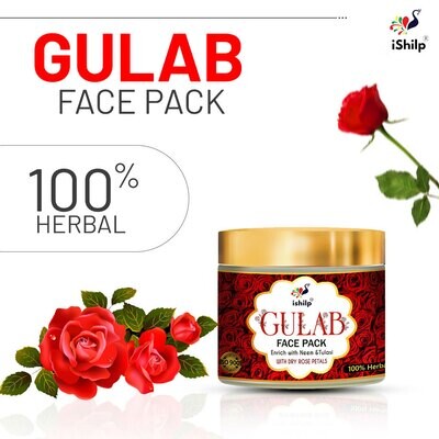 Gulab Face Pack+ Rose Water + Wild Rose