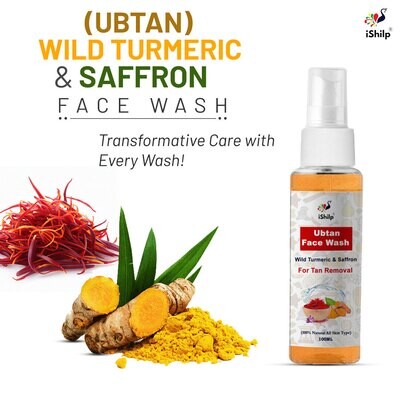 Ubtan Face Wash With Wild Turmeric &amp; Saffron 100ml