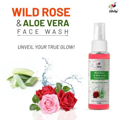 Wild Rose &amp; Aleo Vera Face Wash 100ml