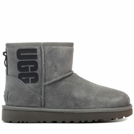 UGG - Tronchetto W CLASSIC MINI RUBBER LOGO