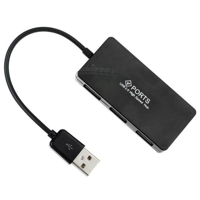 Высокоскоростной 4-портовый адаптер-разветвитель USB-хаб 2,0 4 порта