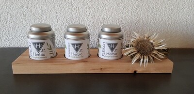 Herbio Kräutersalz und Tee