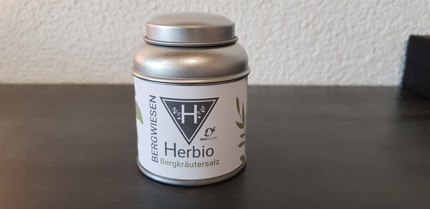 Kräutersalz Bergwiesen Herbio