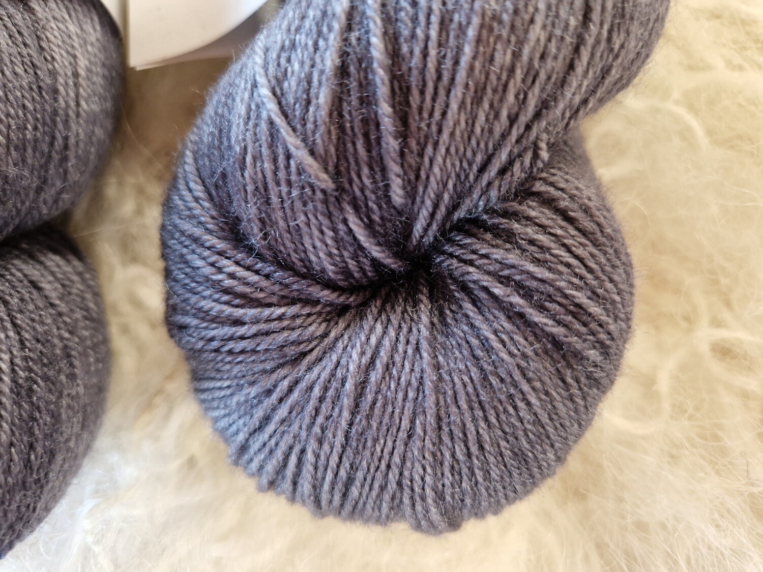 Wolle Kolibri Merino/Seide Anthrazit