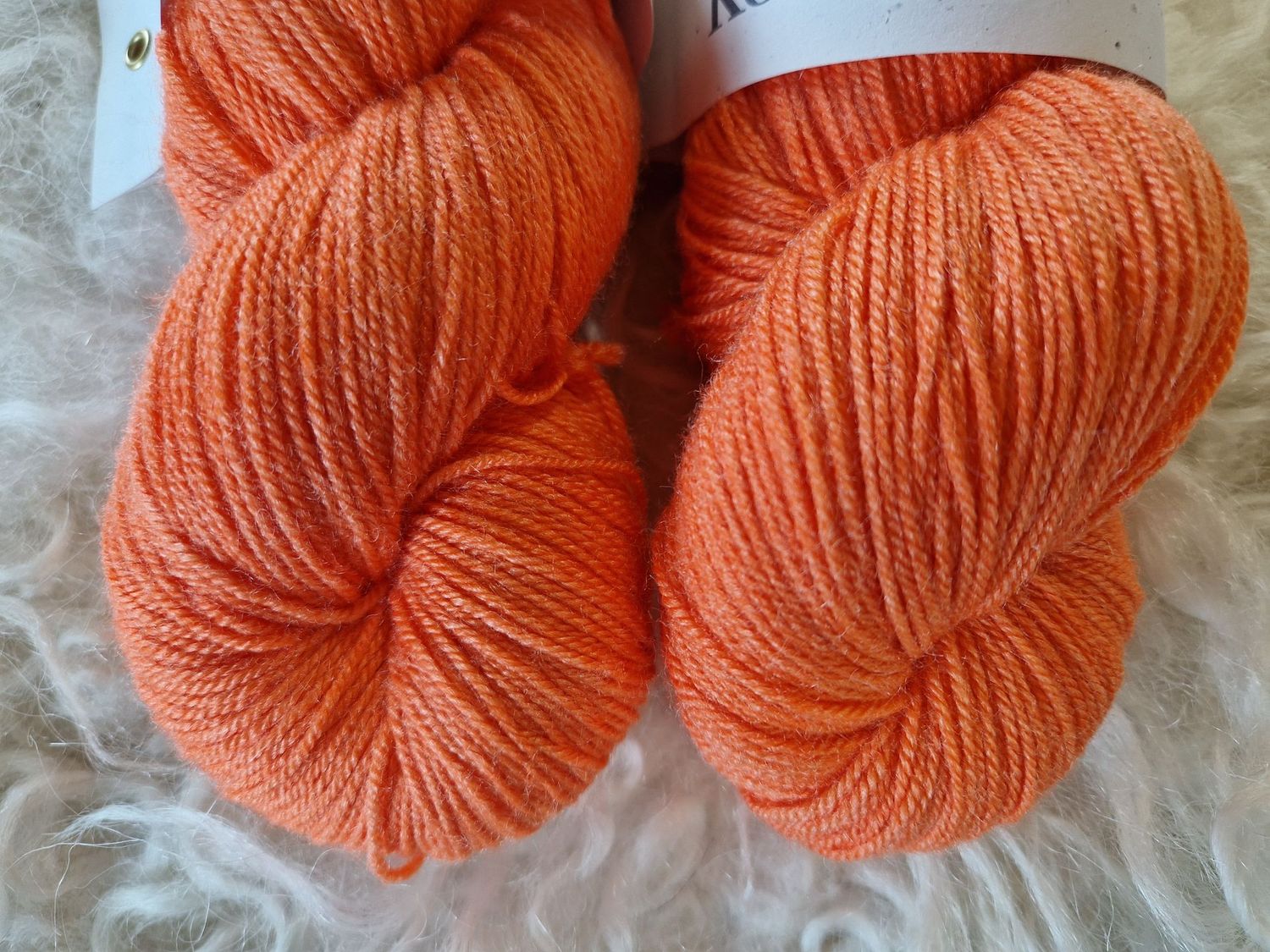 Wolle Kolibri Merino/Seide Hellorange