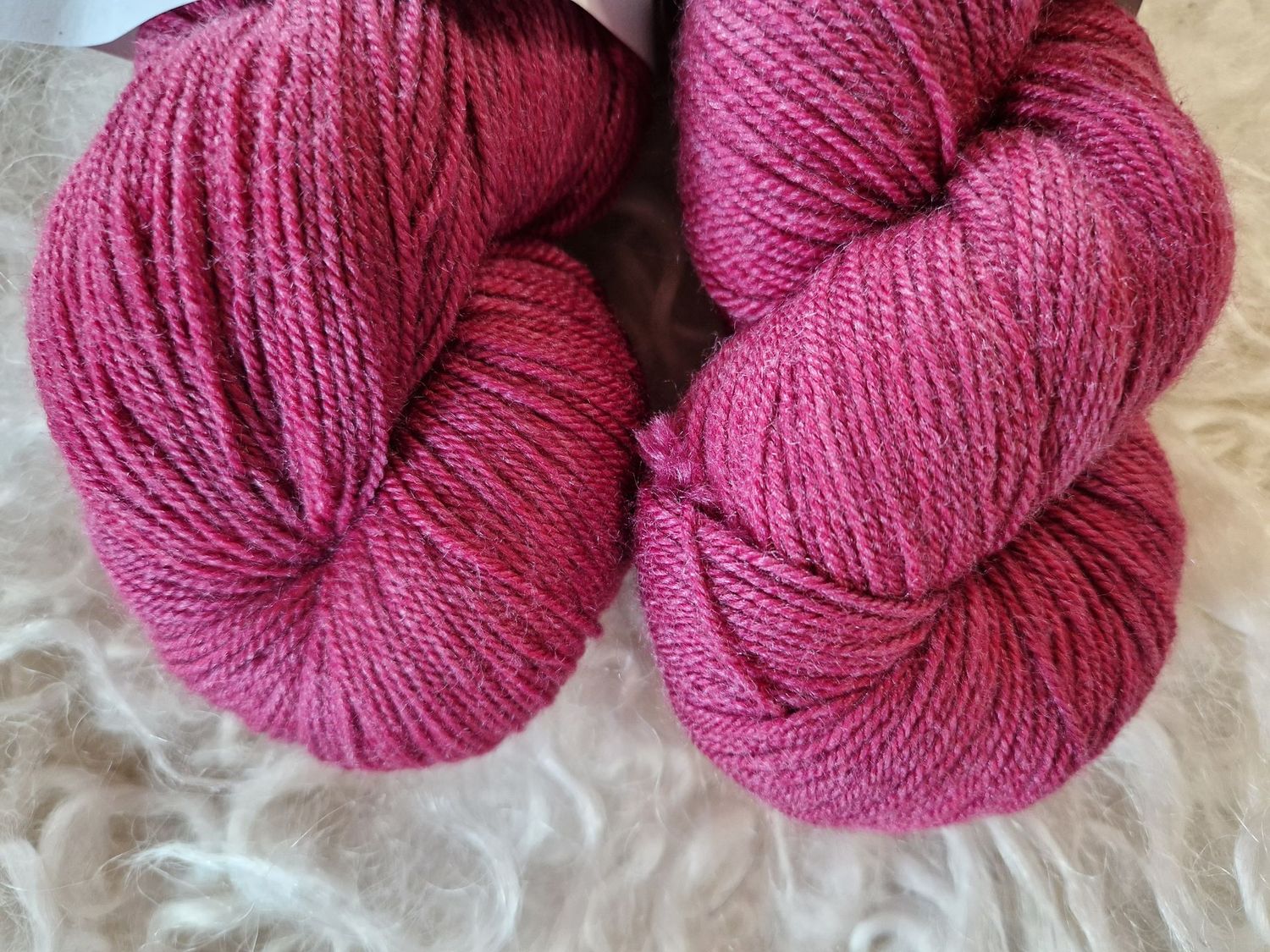 Wolle Kolibri Merino/Seide Purpurrosa