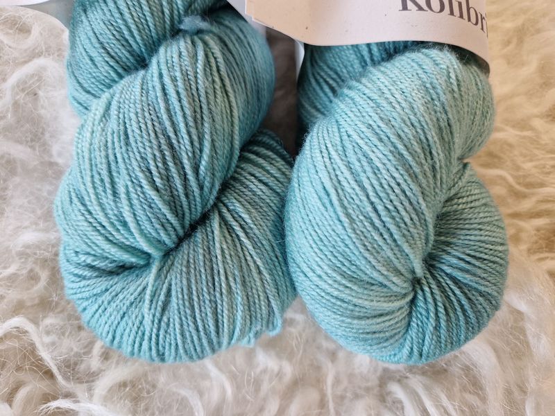Wolle Kolibri Merino/Seide Helltürkis
