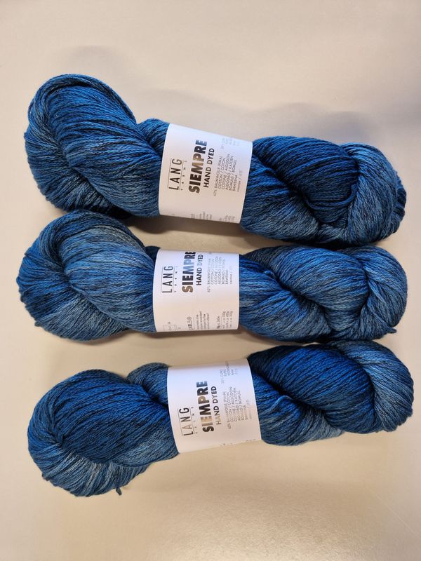 Siempre Langyarns Hand Dyed petrol Siempre Langyarns Hand Dyed petrol